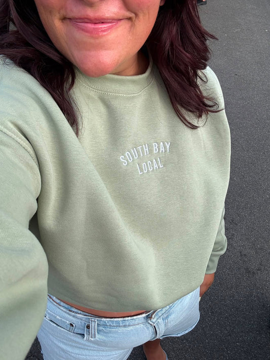 South Bay Local Women's Crop Sweatshirt