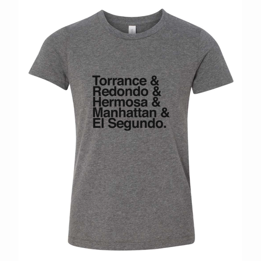Beach Cities Lineup Kids Tee