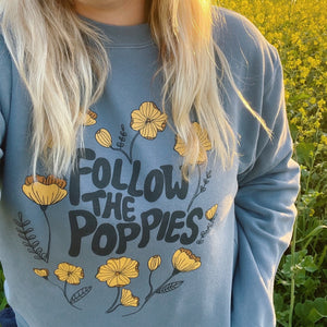 Follow the Poppies Sweatshirt