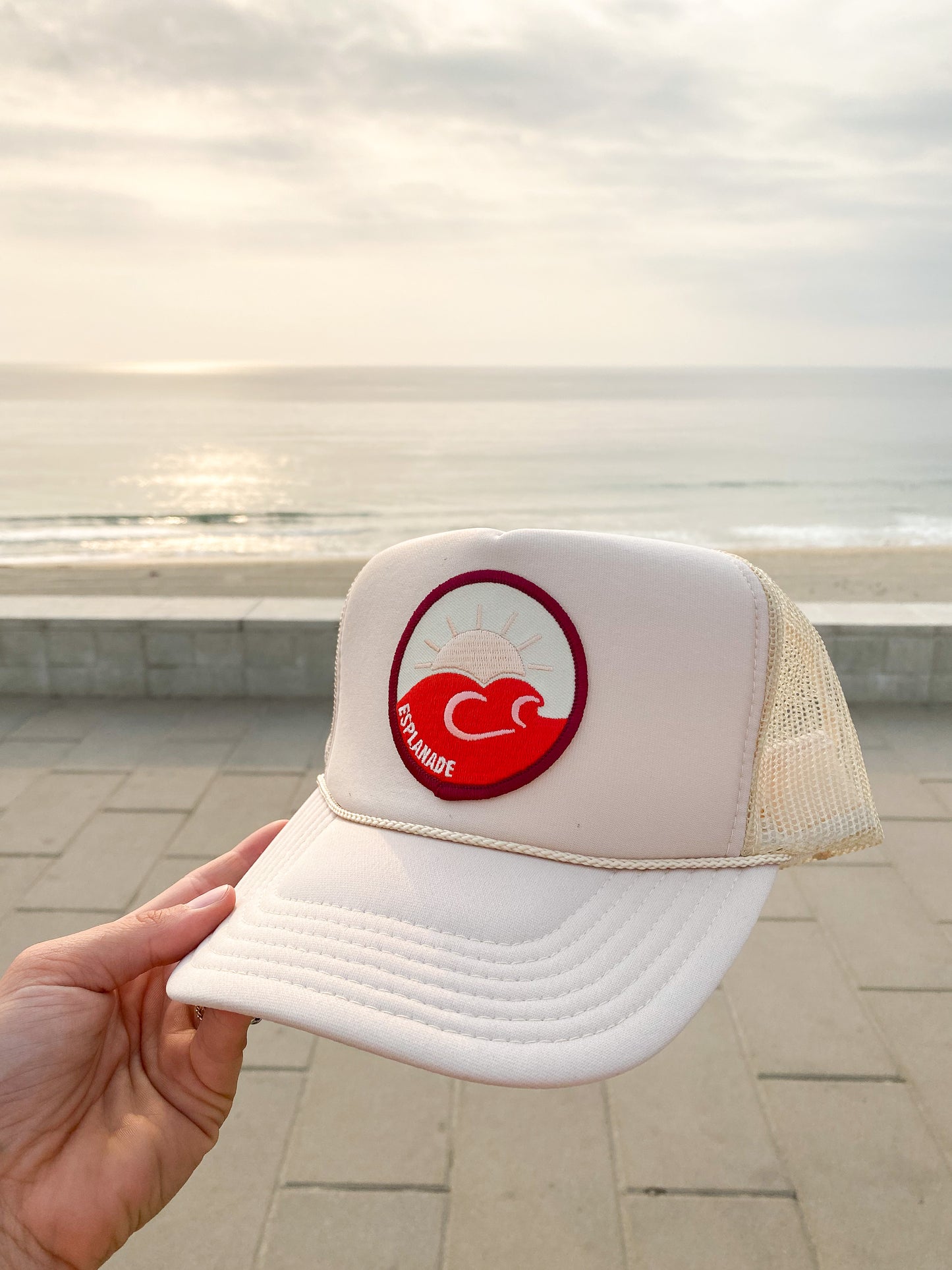 Sunset on the Esplanade Trucker Hat