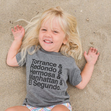 Load image into Gallery viewer, Beach Cities Lineup Kids Tee
