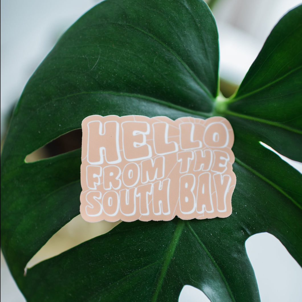 Hello from the South Bay Sticker